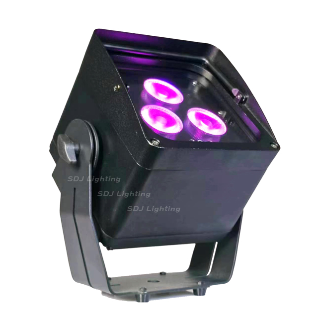 SmartMate 3 Stage DJ Event Show Outdoor Waterproof 3x20W RGBLAC 6IN1 LED Wireless DMX Battery Powered LED Uplights